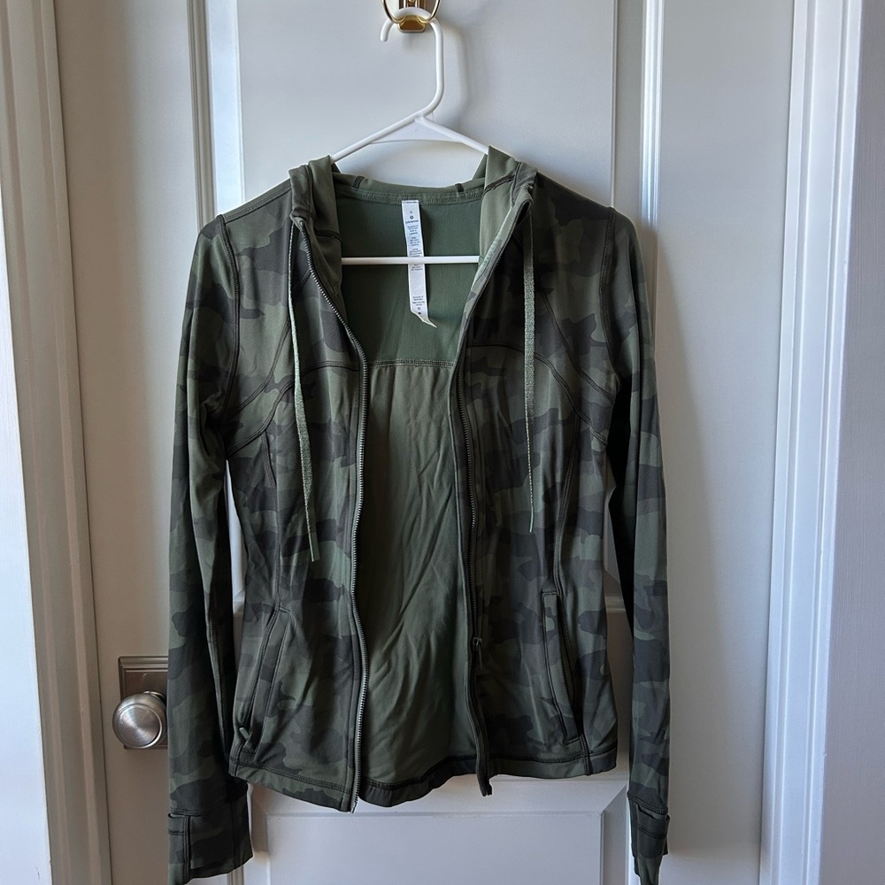 lululemon Camo Performance Zip Hoodie